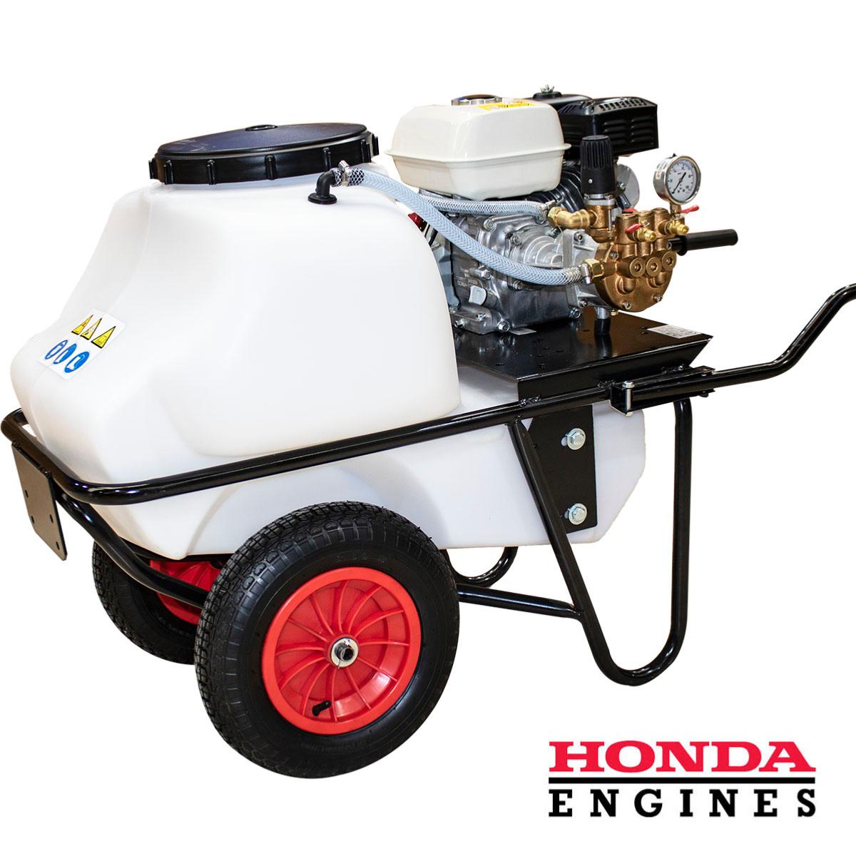 Carretilla sulfatadora, Motor Gasolina 100L. Honda GP160 40bar 30L