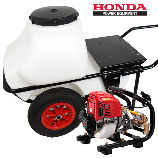 Carretilla sulfatadora, Motor Gasolina 100L. Motor Honda GX35