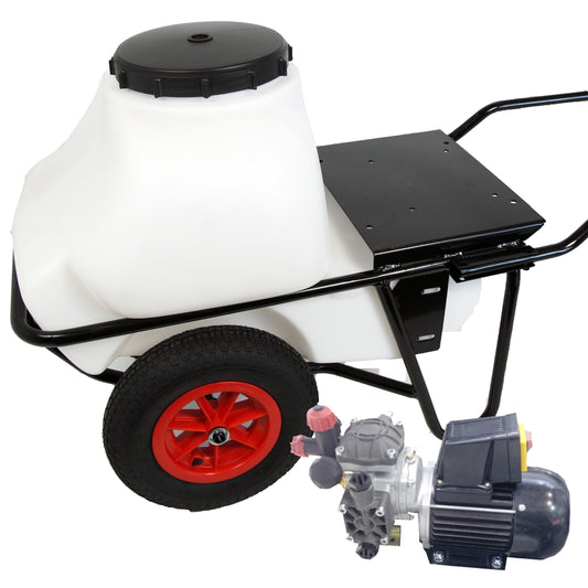 Carretilla fumigadora 100L Motor eléctrico.