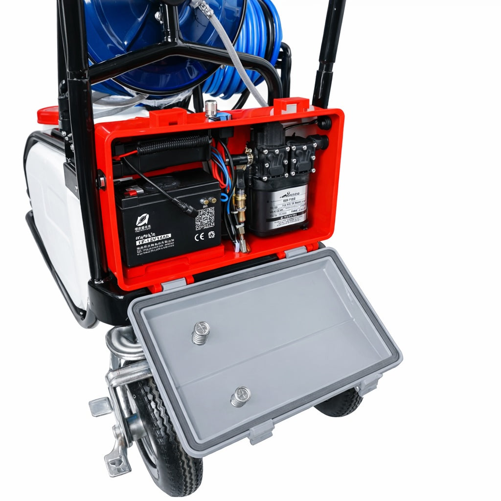 Carretilla sulfatadora 60L Batería Litio NK400 10bar 8ltr/min