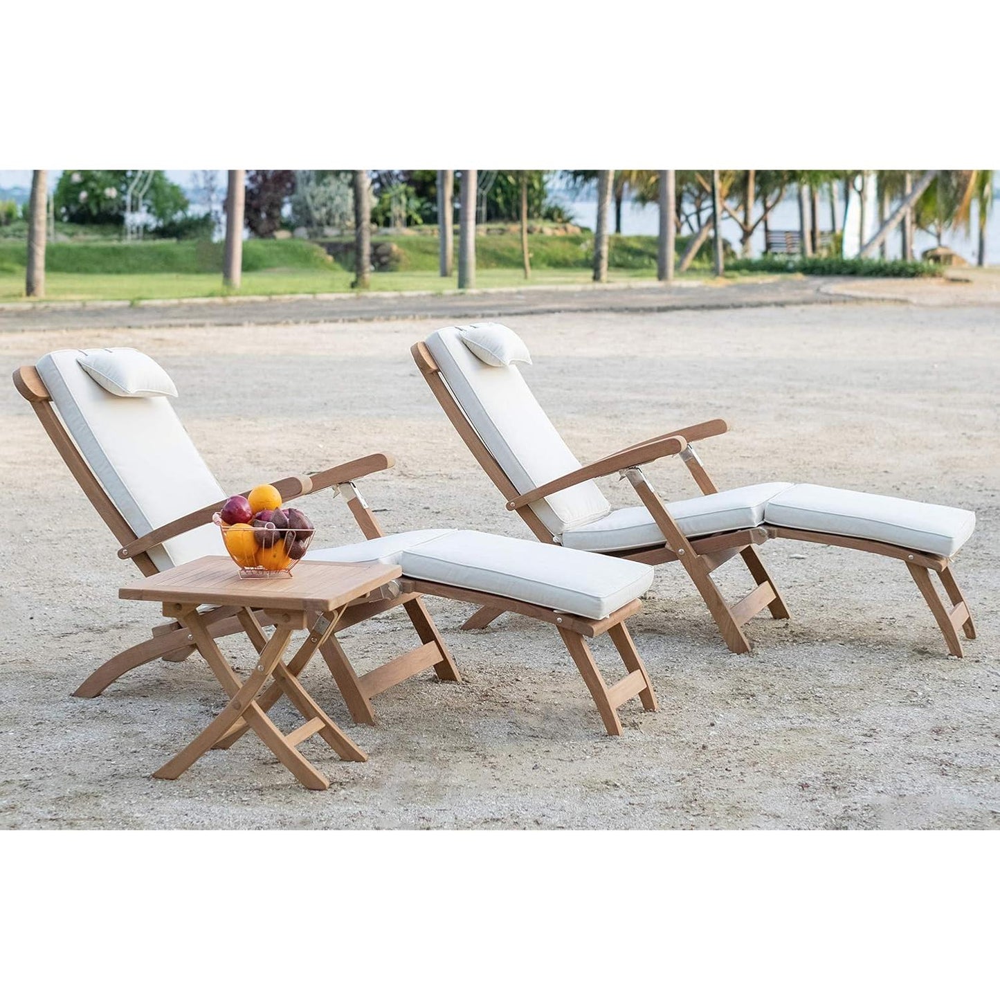 Mesa auxiliar plegable Danao 50x50 cm