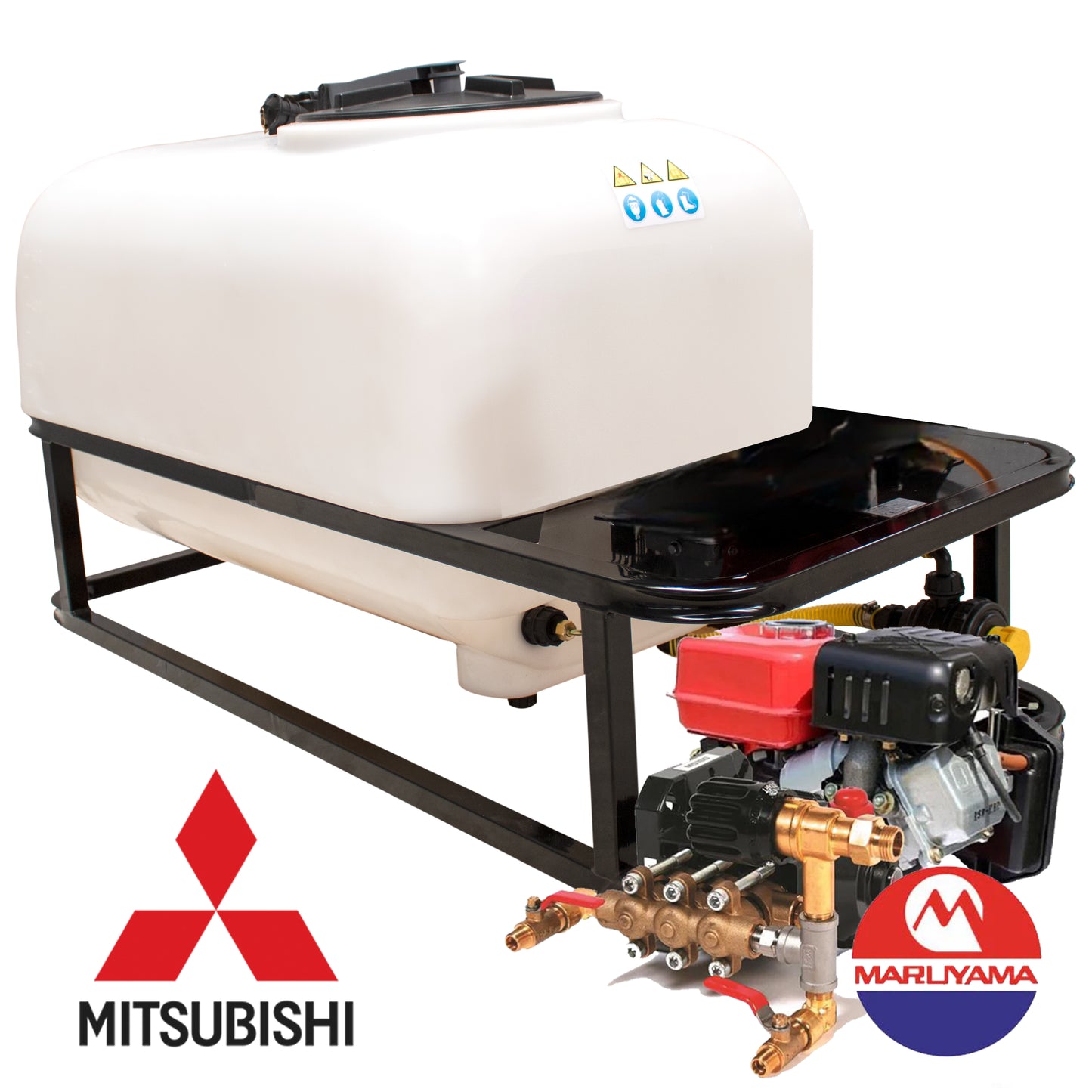 Bancada fumigadora MSD-31-MB 300 400 600 800L Motor Mitsubishi 4T 40bar 15ltr/min