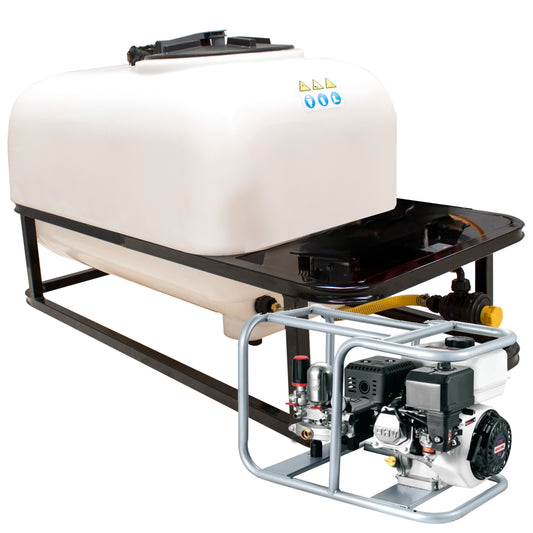 Bancada fumigadora 200 300 400 600 800L Motor Gasolina 4T 50bar 42ltr/min