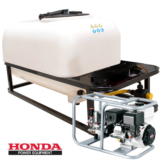 Bancada fumigadora 200 300 400 600 800L Motor Honda GX160 50bar 42ltr/min