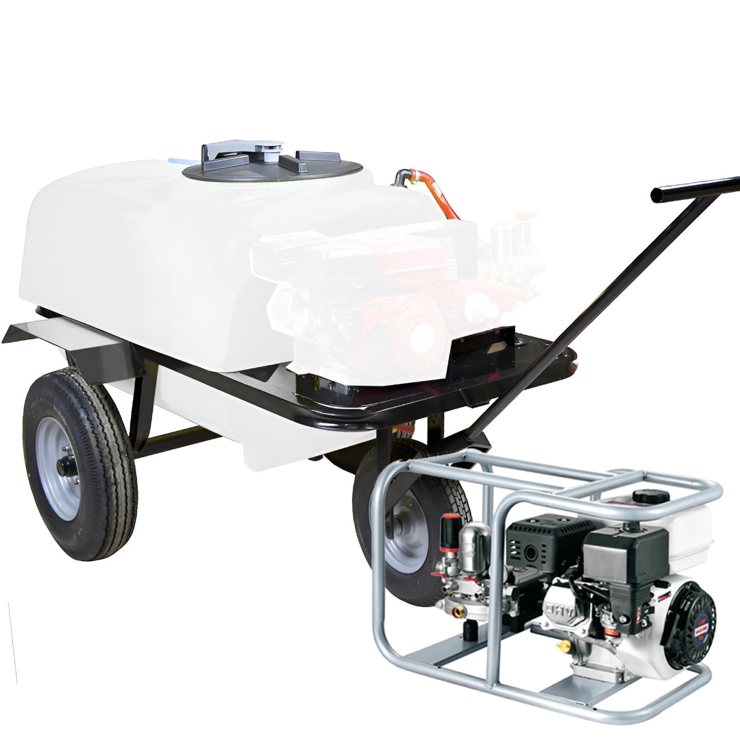 Carretilla 3 ruedas 200 300 400L Motor Gasolina 4T 50bar 42ltr/min