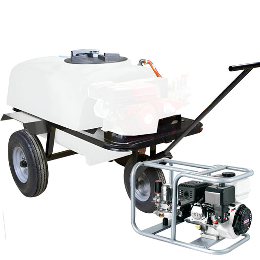 Carretilla 3 ruedas 200 300 400L Motor Gasolina 4T 50bar 42ltr/min