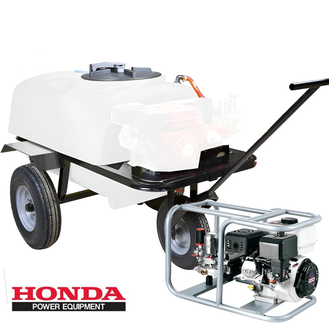 Carretilla 3 ruedas 200 300 400L Motor Honda GX160 50bar 42ltr/min