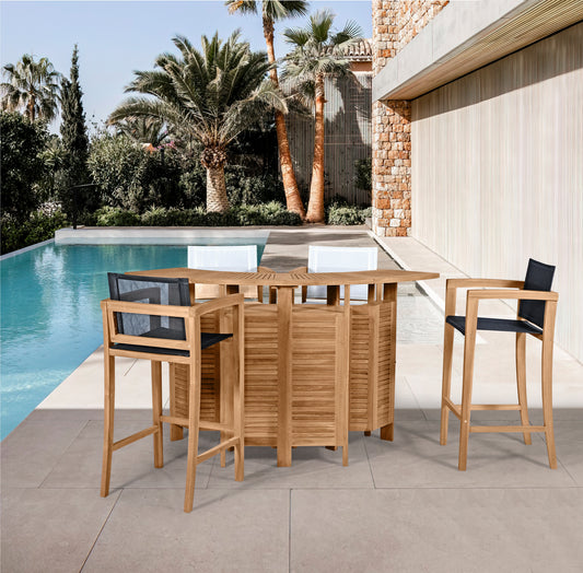 Mesa Teca bar Candon plegable