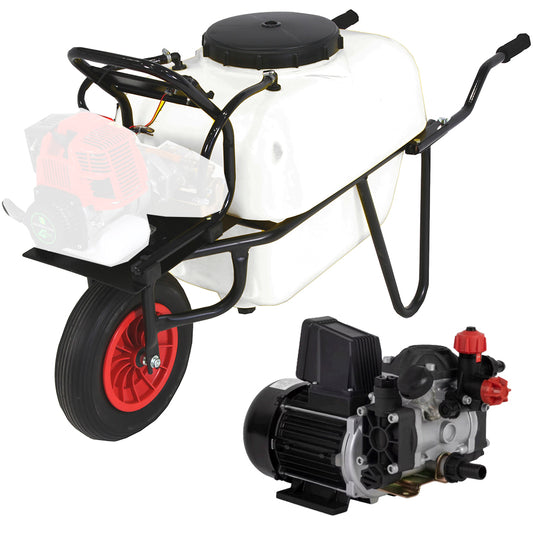 Carretilla fumigadora GE-2020 100L 1 rueda Motor Eléctrico Monofásico 1.1kW 20bar 20ltr/min