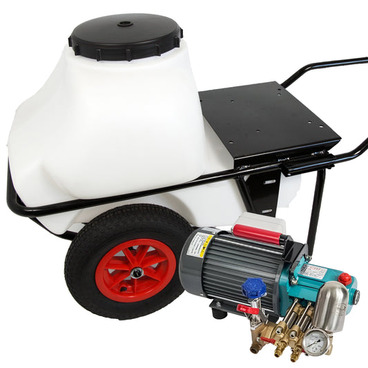 Carretilla Sulfatadora 100L Motor Eléctrico trifásico 50bar 25ltr/min