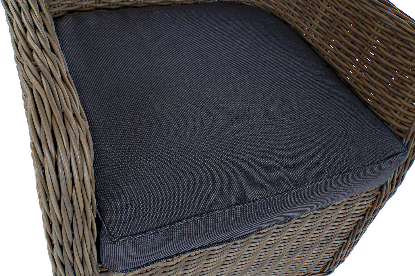 Conjunto Comedor Jardín Fibra Sintética Mesa + 6 Sillones