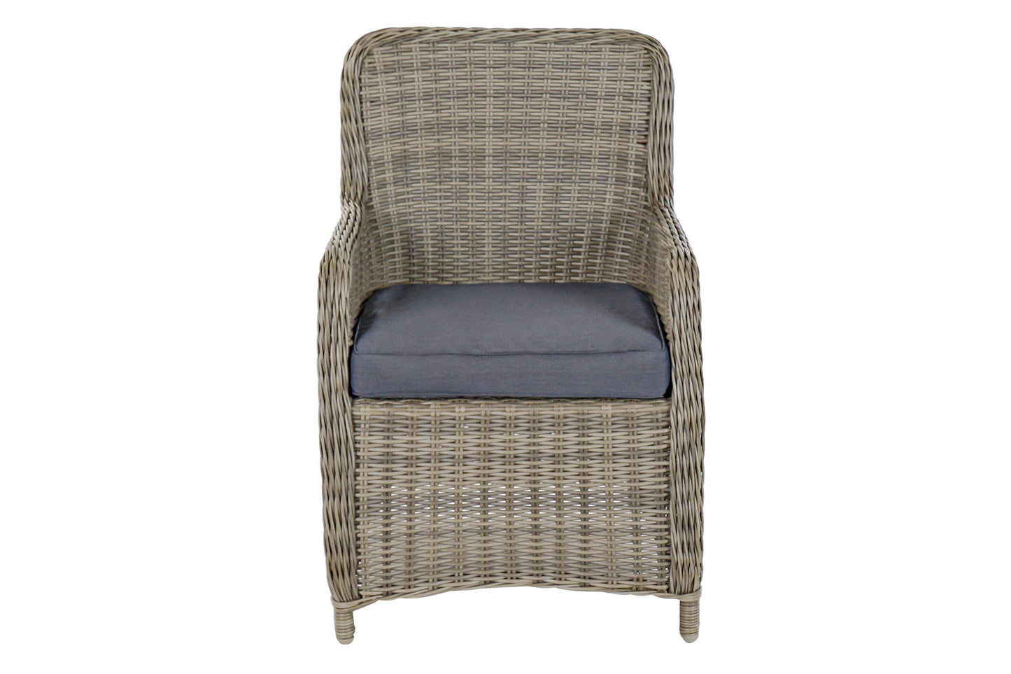 Conjunto Comedor Jardín Fibra Sintética Mesa + 6 Sillones