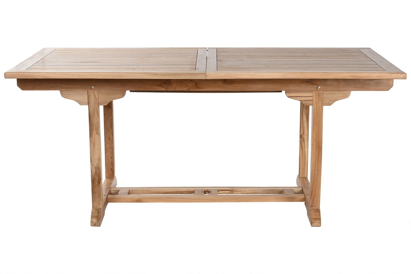Conjunto Comedor Jardín Teca Grado A Mesa Extensible 180/240x100 cm + 8 Sillas