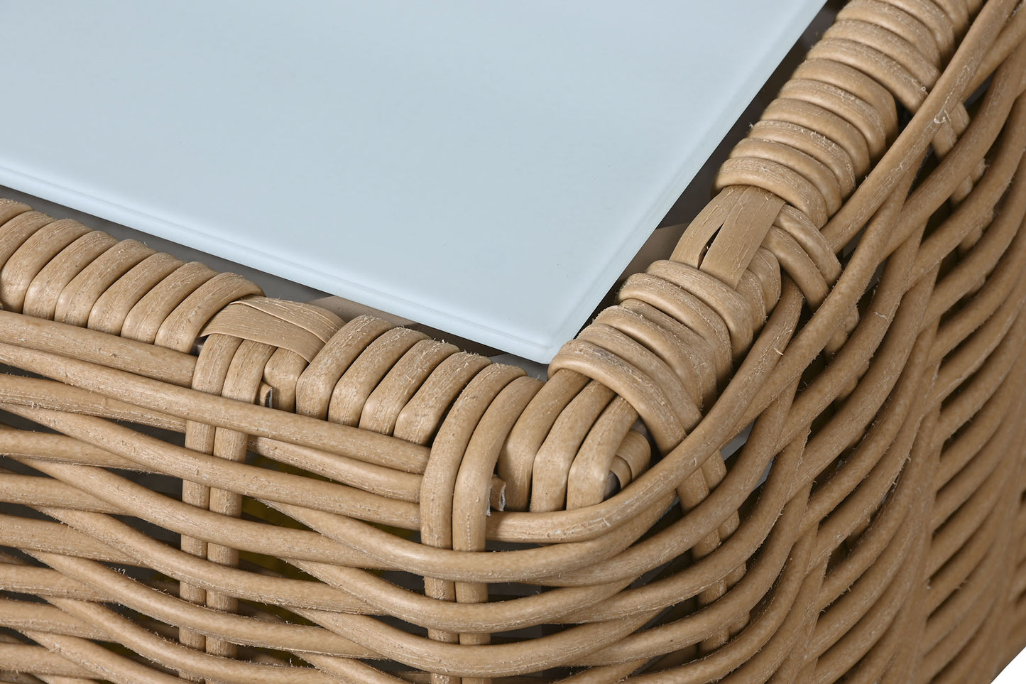 Conjunto de Jardín 4 Piezas | Fibra Sintética Artesanal Imitación Natural y Olefina