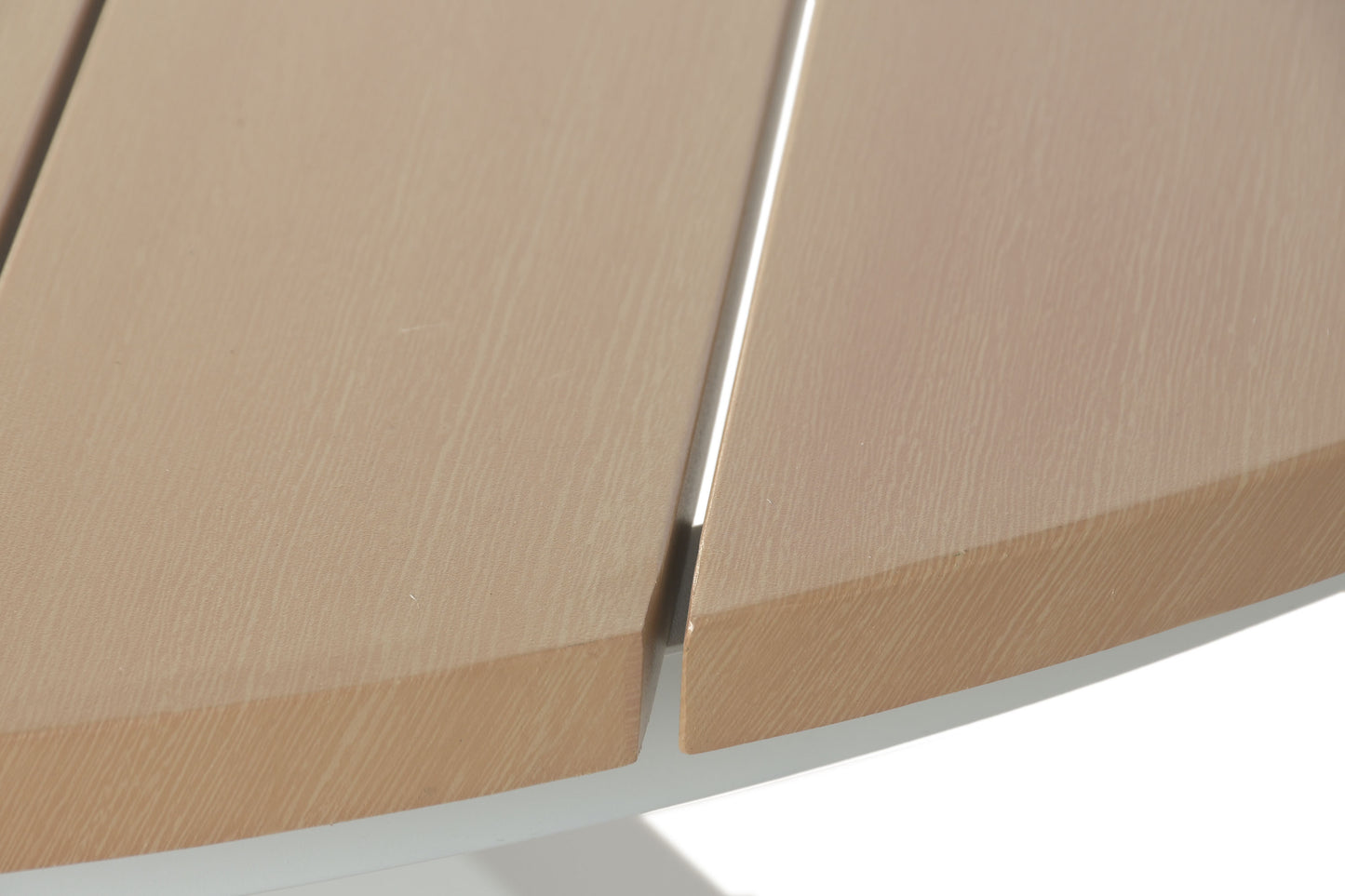 Mesa de Comedor Exterior Redonda Aluminio Blanco Ø140 cm