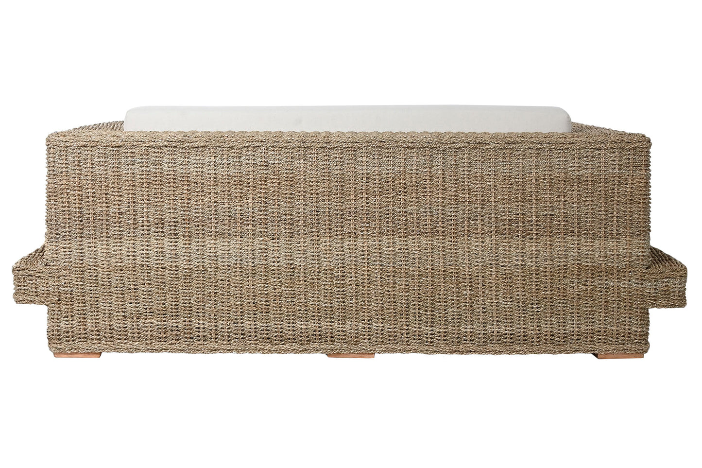 Rinconera Modular de Jardín 2 Módulos | Fibra Natural de Teca Artesanal