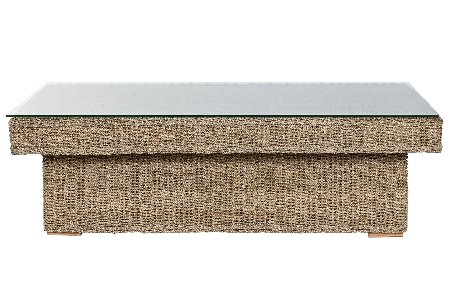 Rinconera Modular de Jardín 2 Módulos | Fibra Natural de Teca Artesanal