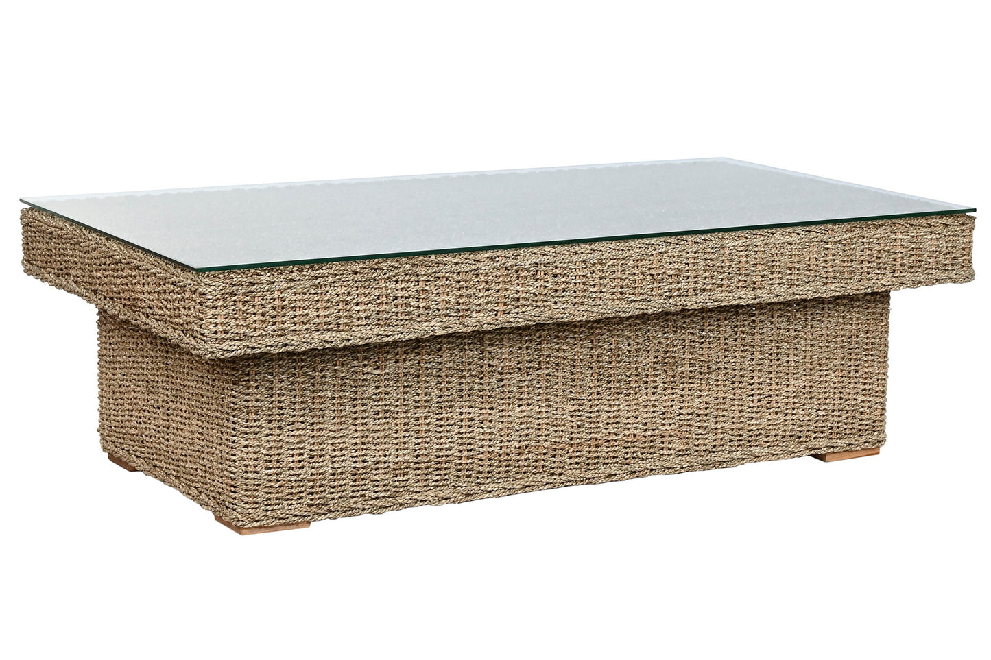 Rinconera Modular de Jardín 2 Módulos | Fibra Natural de Teca Artesanal