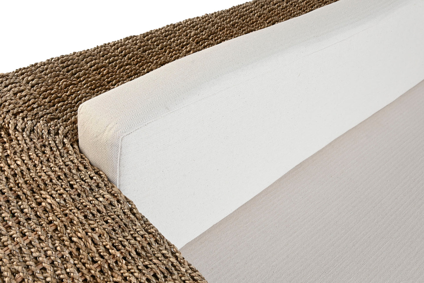 Rinconera Modular de Jardín 2 Módulos | Fibra Natural de Teca Artesanal