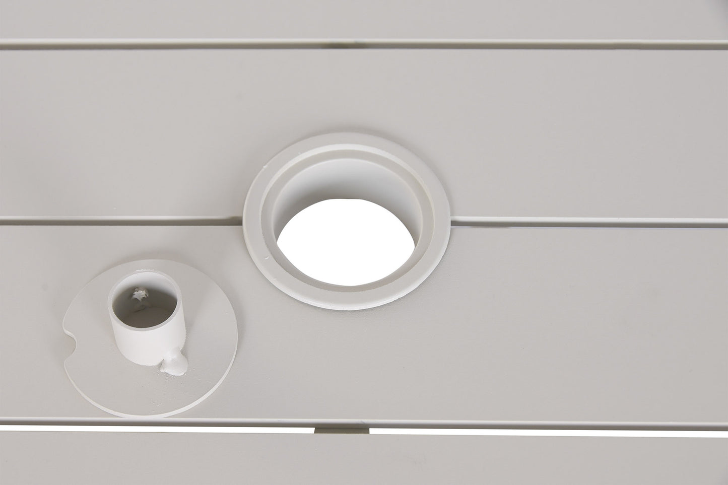 Conjunto Comedor de Jardín 7 Piezas Aluminio Mesa + 6 Sillas