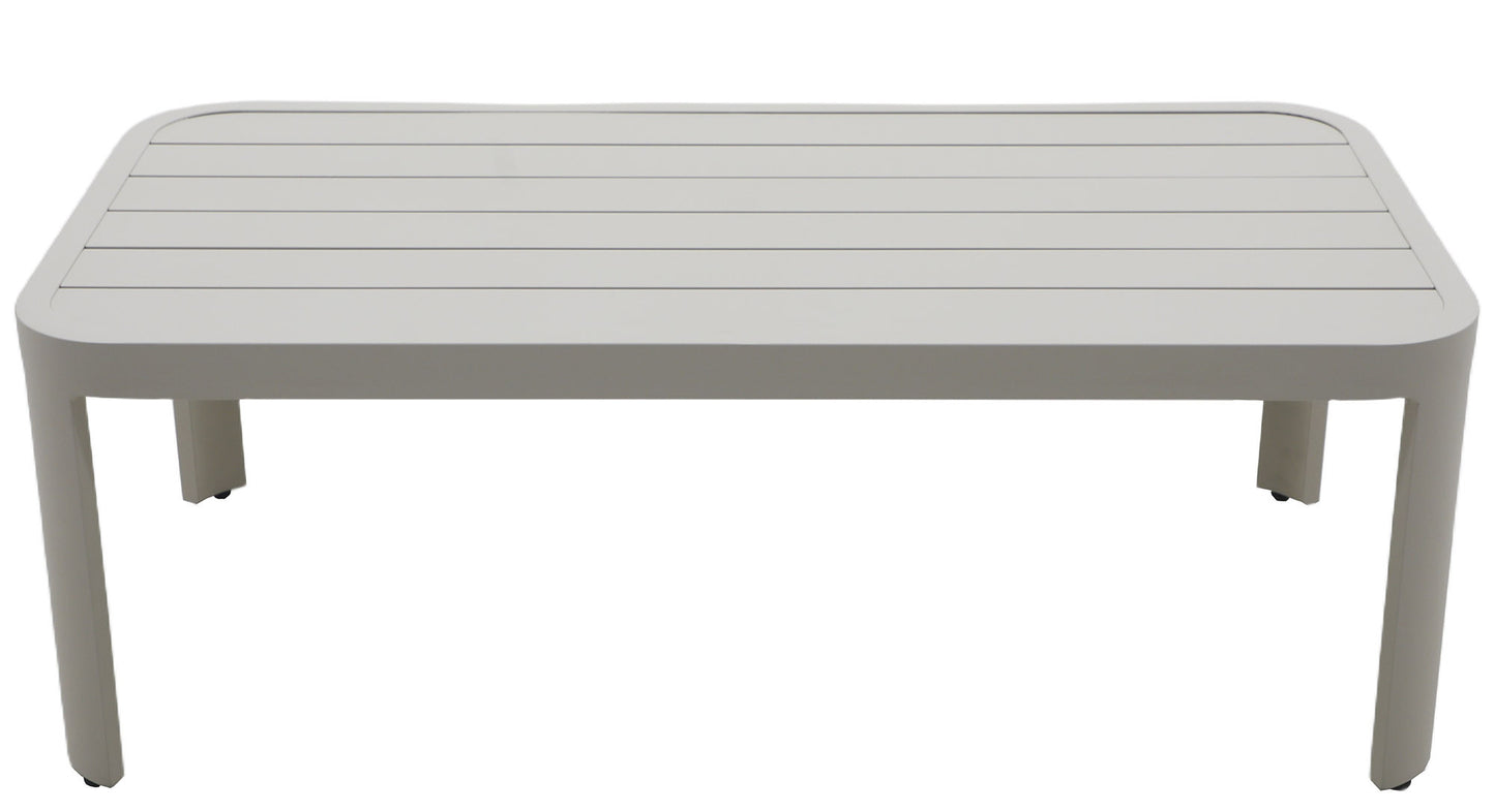 Conjunto Aluminio Sofá 3 Plazas + 2 Sillones + Mesa de centro
