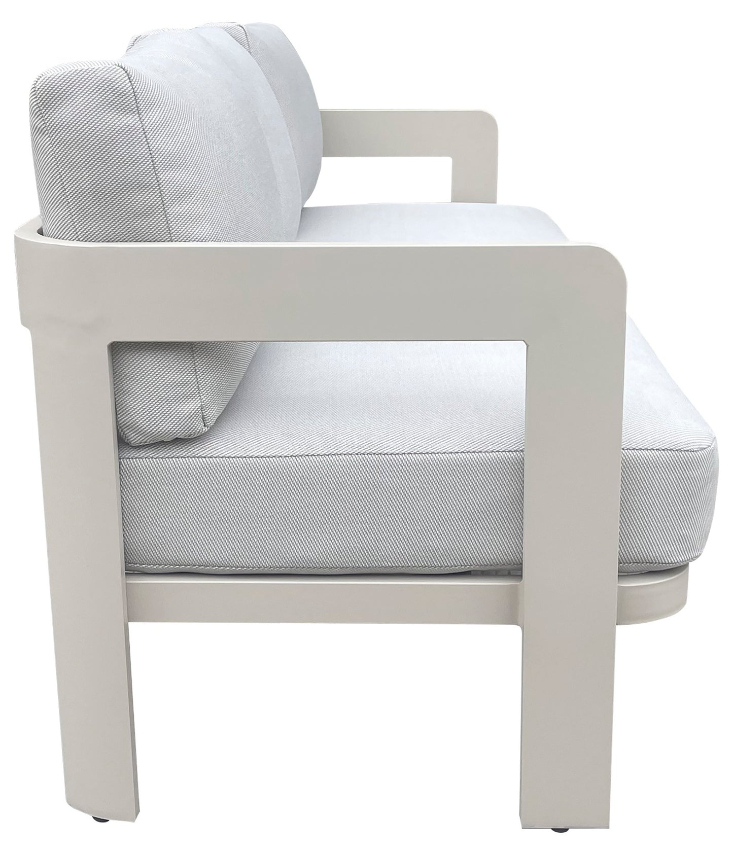 Conjunto Aluminio Sofá 3 Plazas + 2 Sillones + Mesa de centro