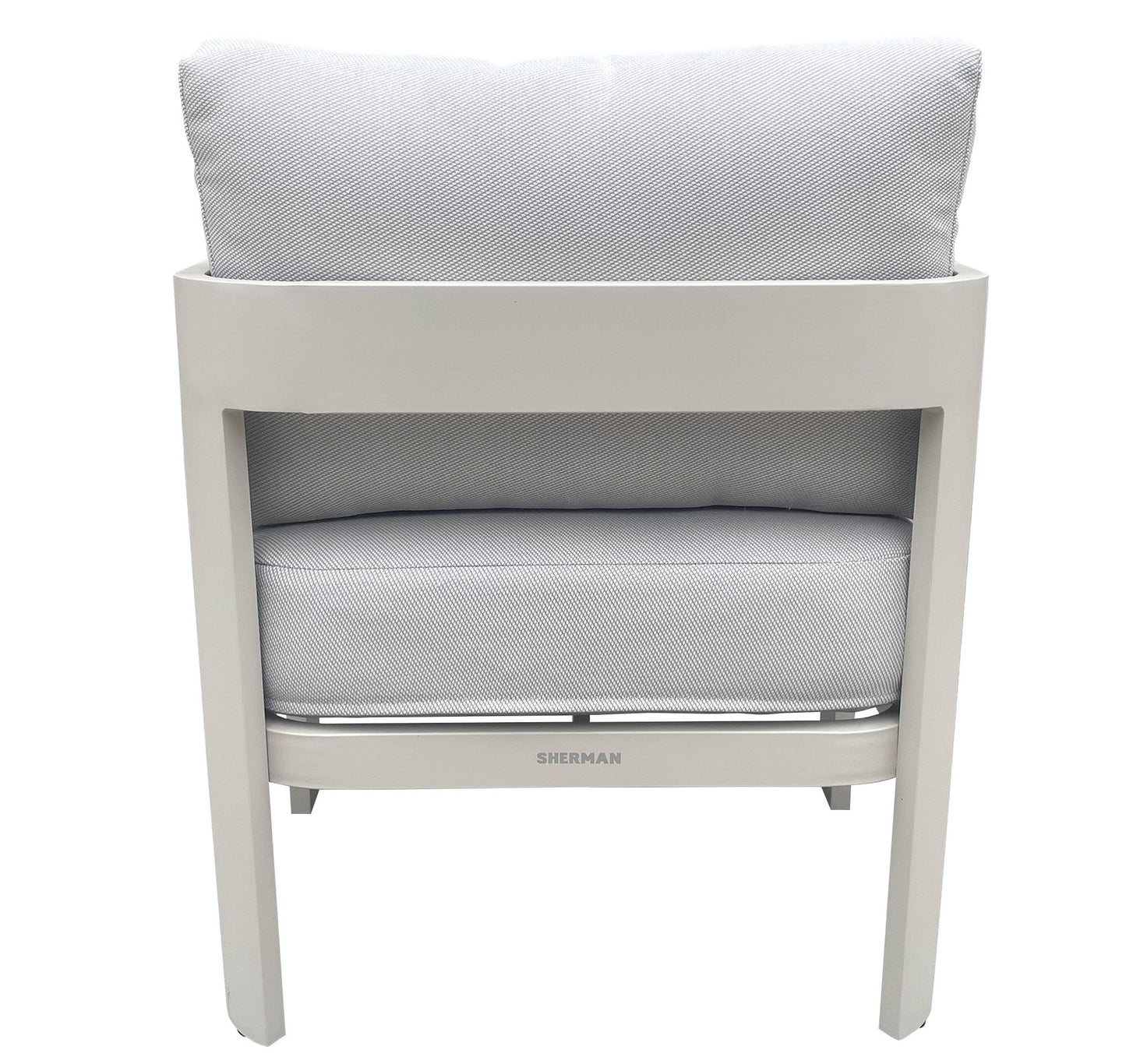 Conjunto Aluminio Sofá 3 Plazas + 2 Sillones + Mesa de centro