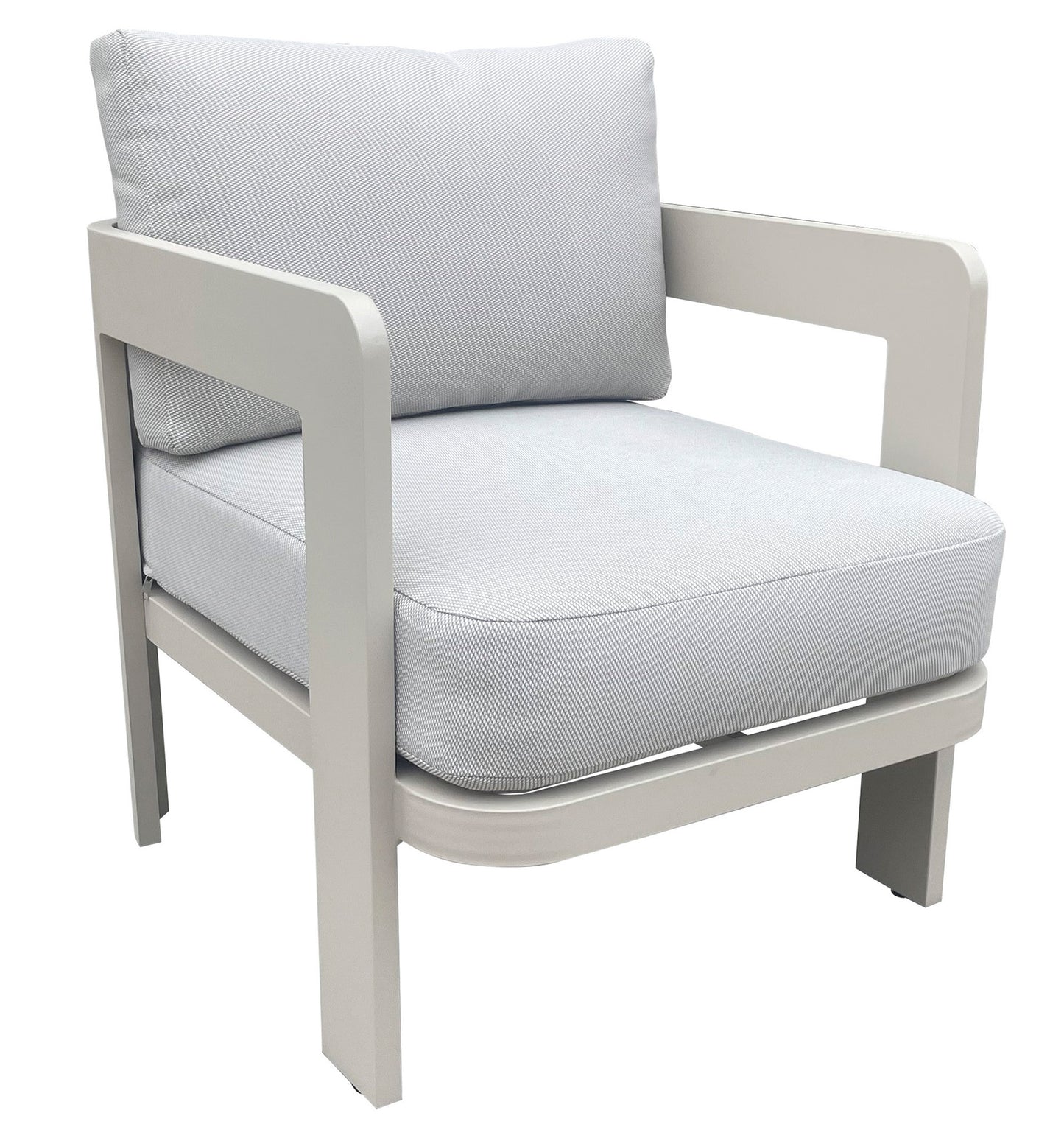 Conjunto Aluminio Sofá 3 Plazas + 2 Sillones + Mesa de centro
