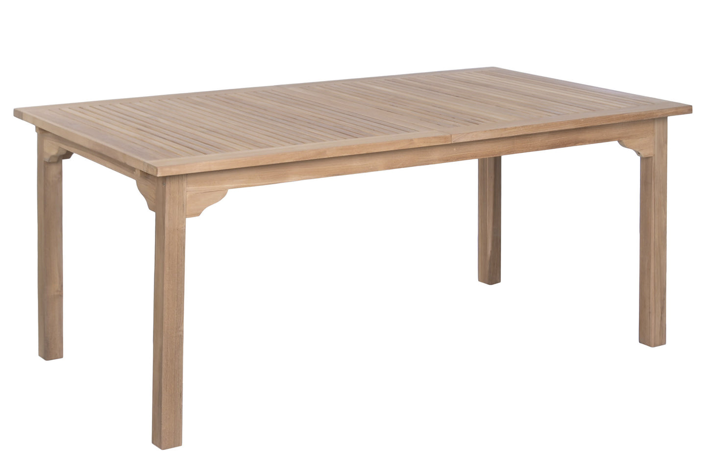 Mesa de Comedor Exterior Teca Grado A Extensible 180/240x100 cm