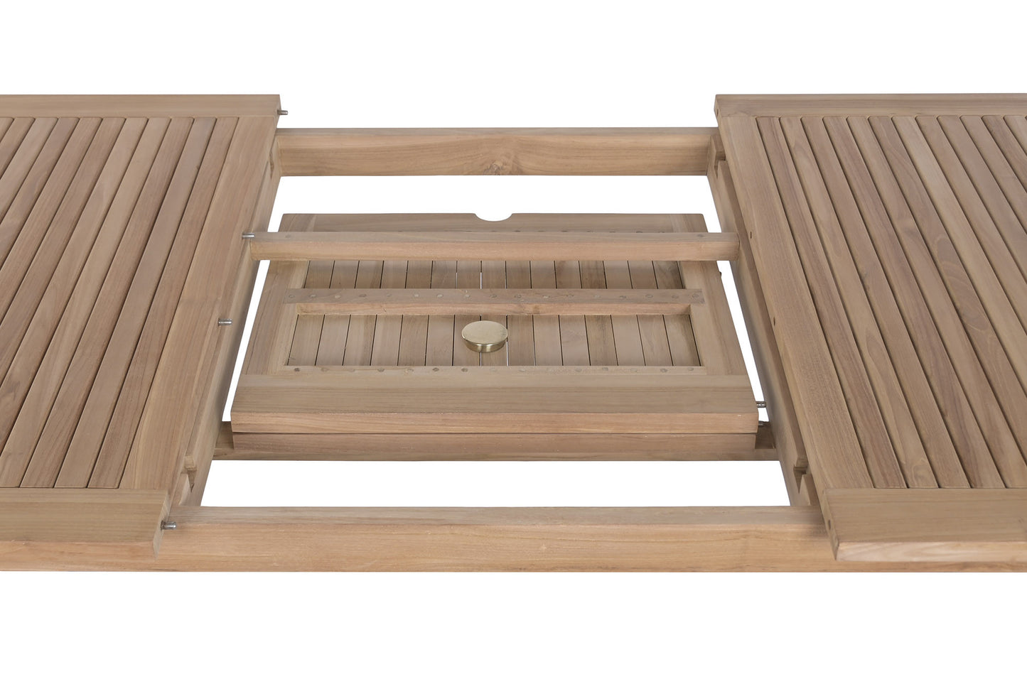 Mesa de Comedor Exterior Teca Grado A Extensible 180/240x100 cm