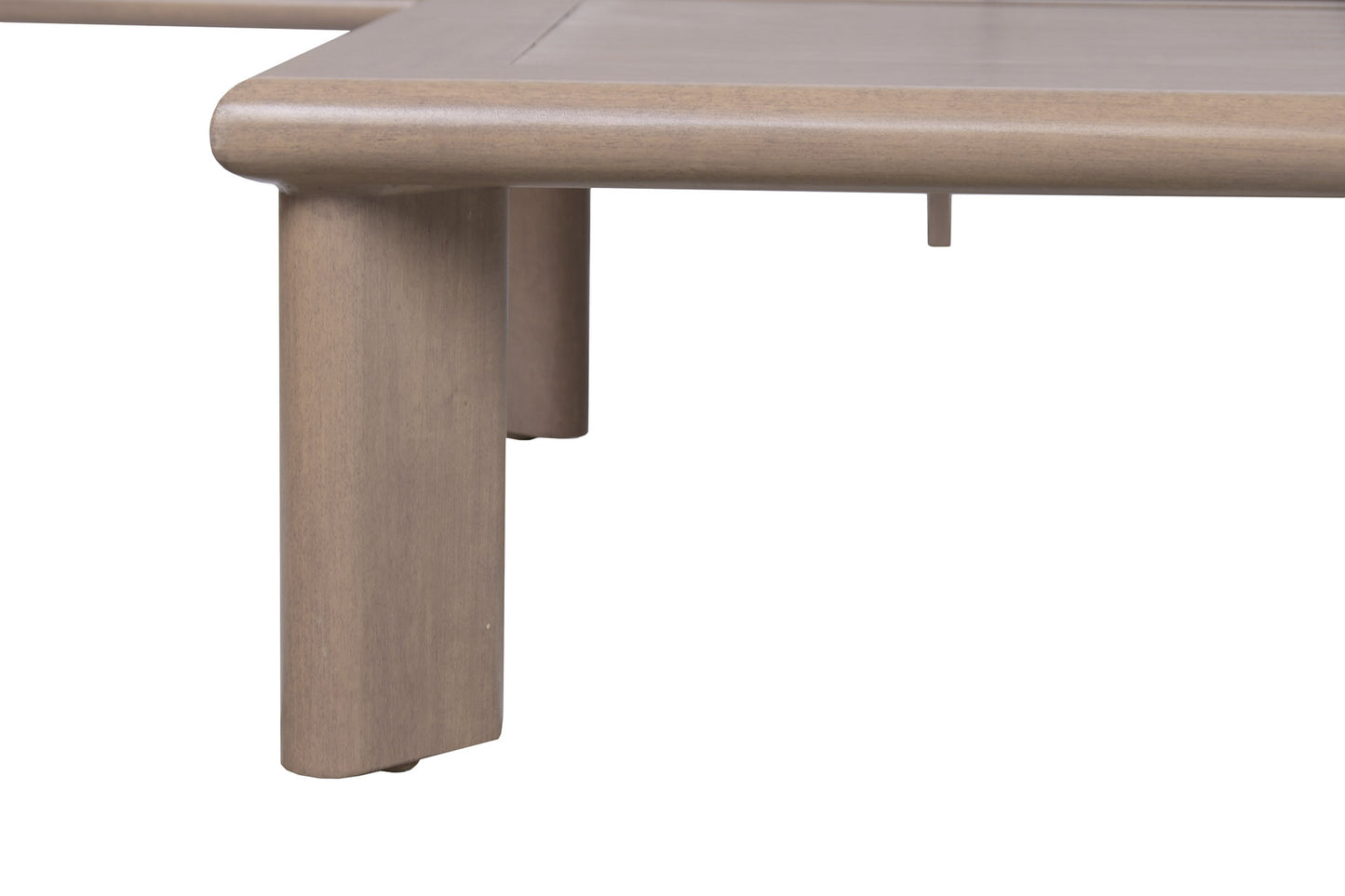 Rinconera Modular de Jardín 4 Piezas Aluminio Imitación Madera 290x290x68