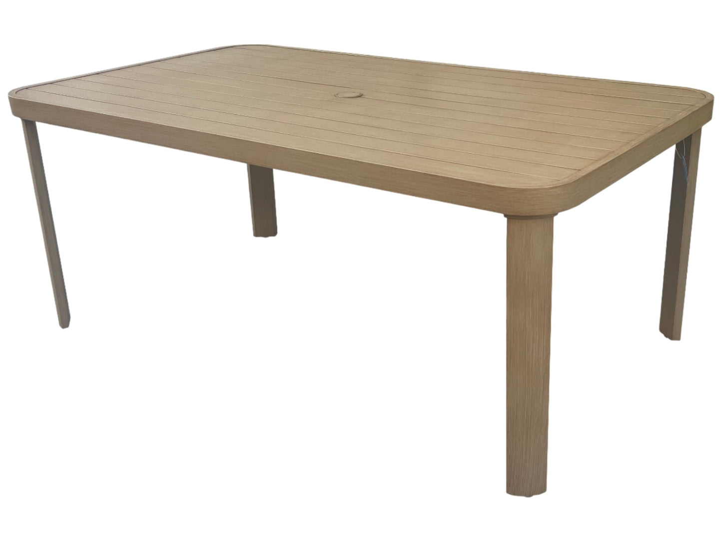 Conjunto Comedor Jardín 7 Piezas Aluminio Imitación Madera | Sea Side