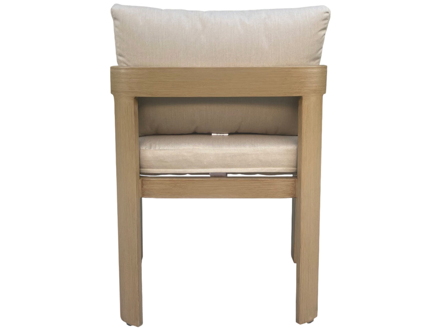 Conjunto Comedor Jardín 7 Piezas Aluminio Imitación Madera | Sea Side