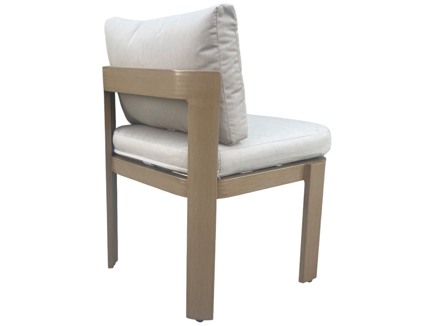 Conjunto Comedor Jardín 7 Piezas Aluminio Imitación Madera | Sea Side