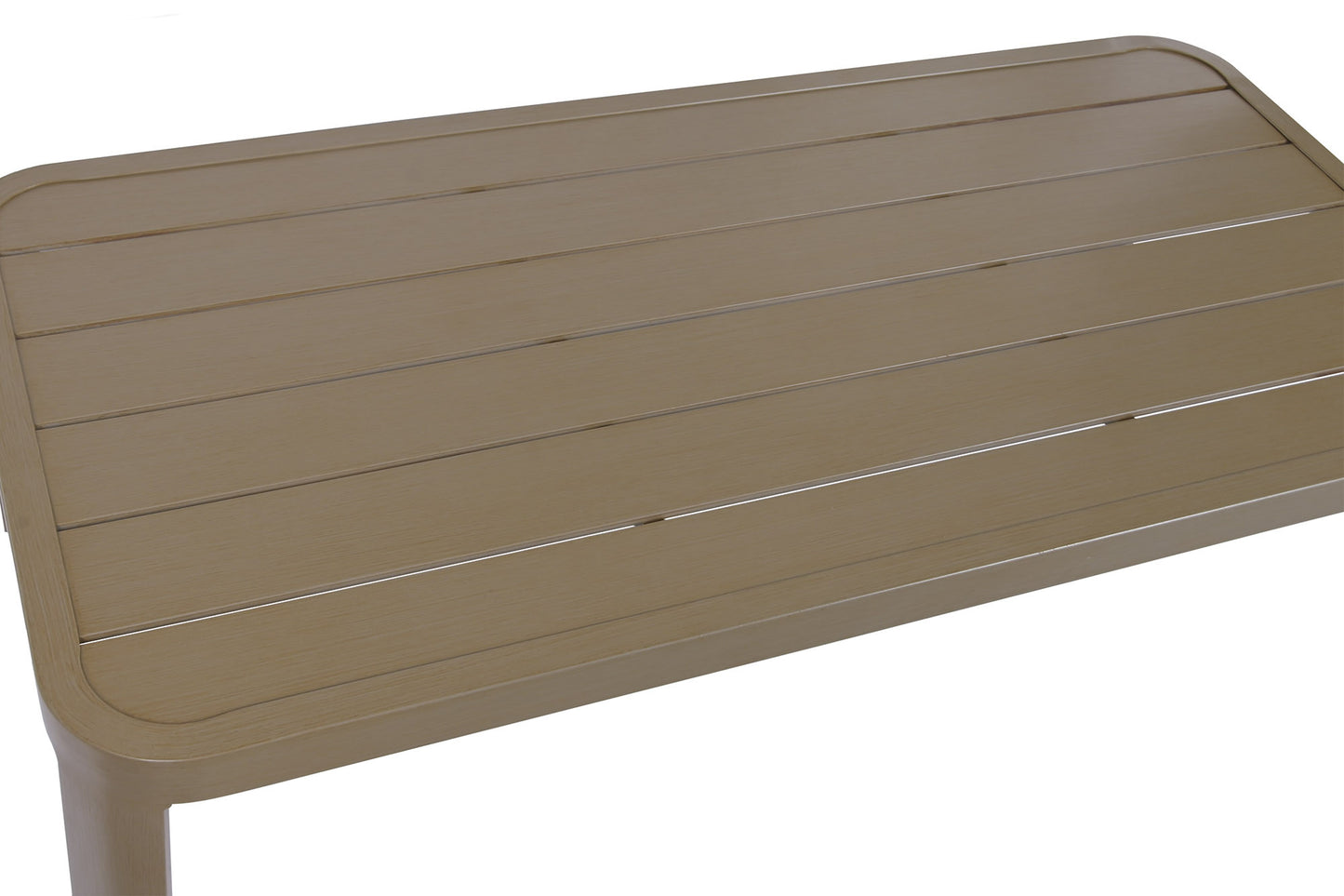 Conjunto Relax Jardín 4 Piezas Aluminio Imitación Madera | Sea Side