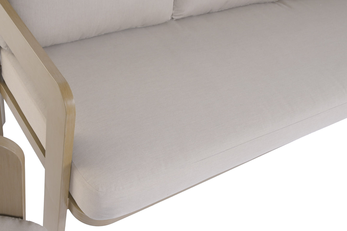 Conjunto Relax Jardín 4 Piezas Aluminio Imitación Madera | Sea Side