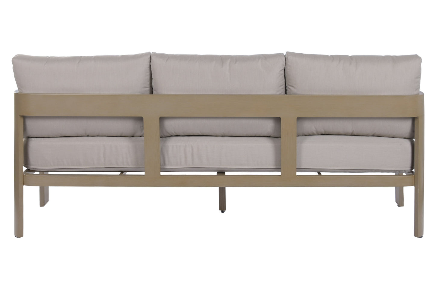 Conjunto Relax Jardín 4 Piezas Aluminio Imitación Madera | Sea Side