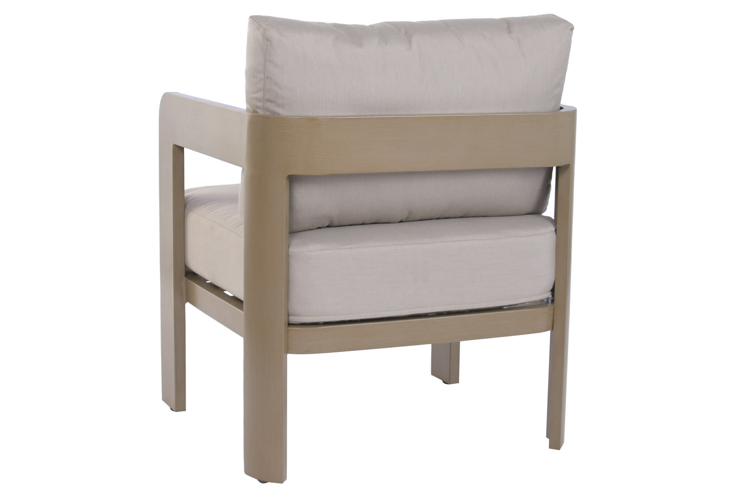 Conjunto Relax Jardín 4 Piezas Aluminio Imitación Madera | Sea Side