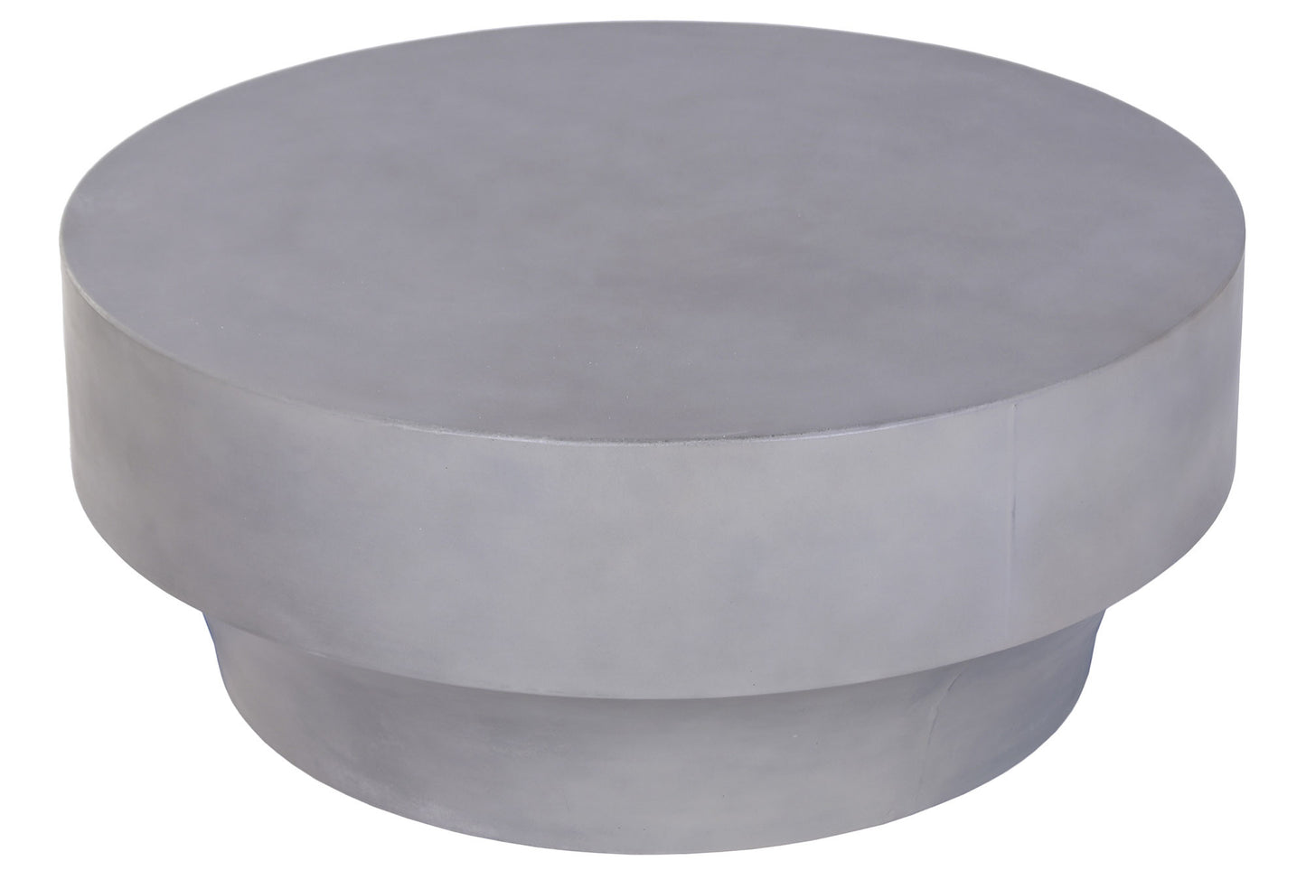 Mesa de Centro Exterior Hormigón Gris Redonda Ø98 cm | Sea Side