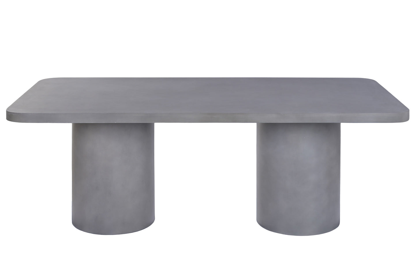 Mesa de Comedor Exterior Hormigón Gris 200x100 cm
