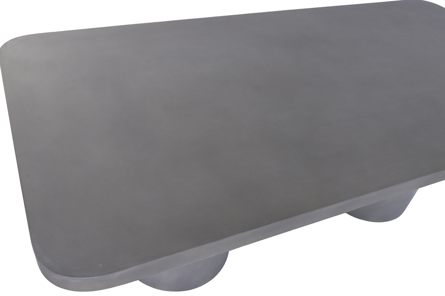Mesa de Comedor Exterior Hormigón Gris 200x100 cm