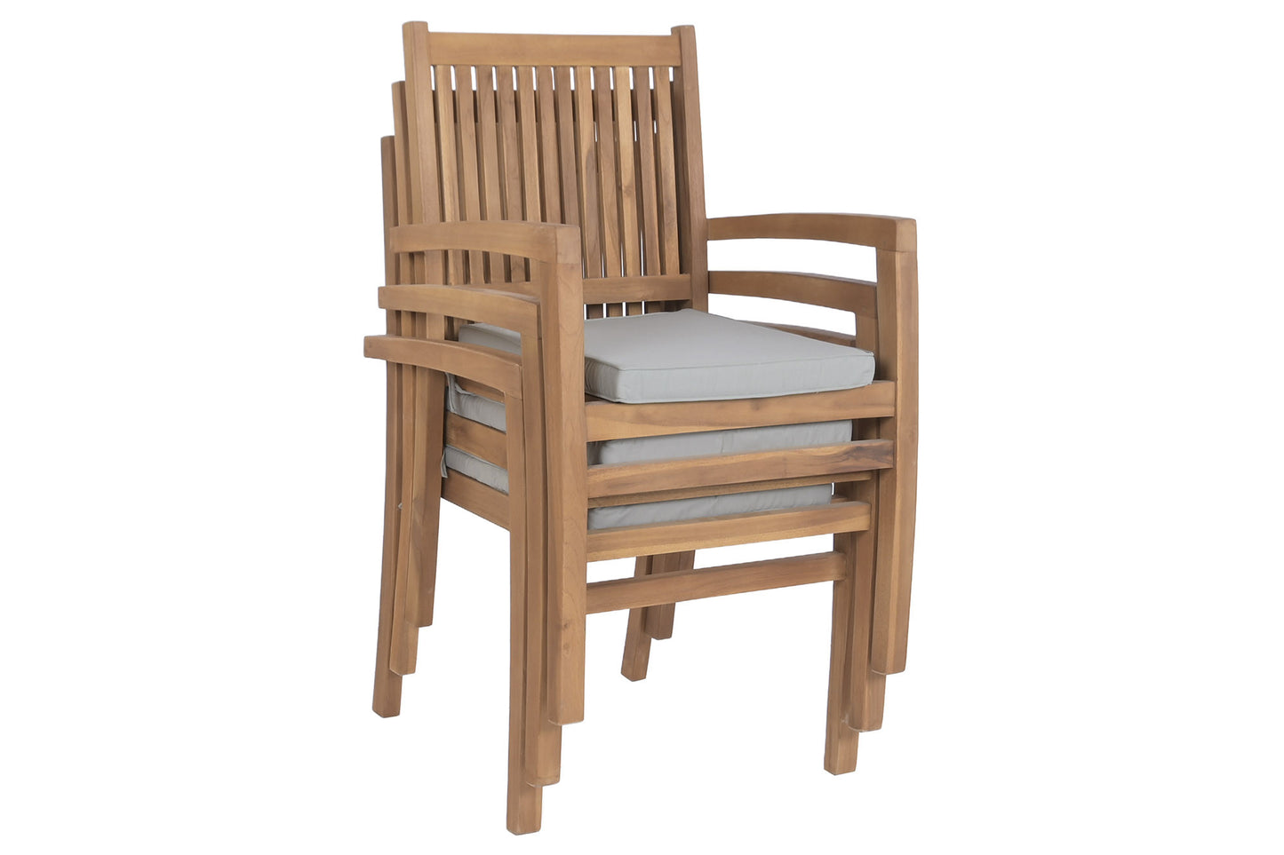 Conjunto Comedor de Jardín Teca Mesa Extensible 210-310 cm + 8 Sillas
