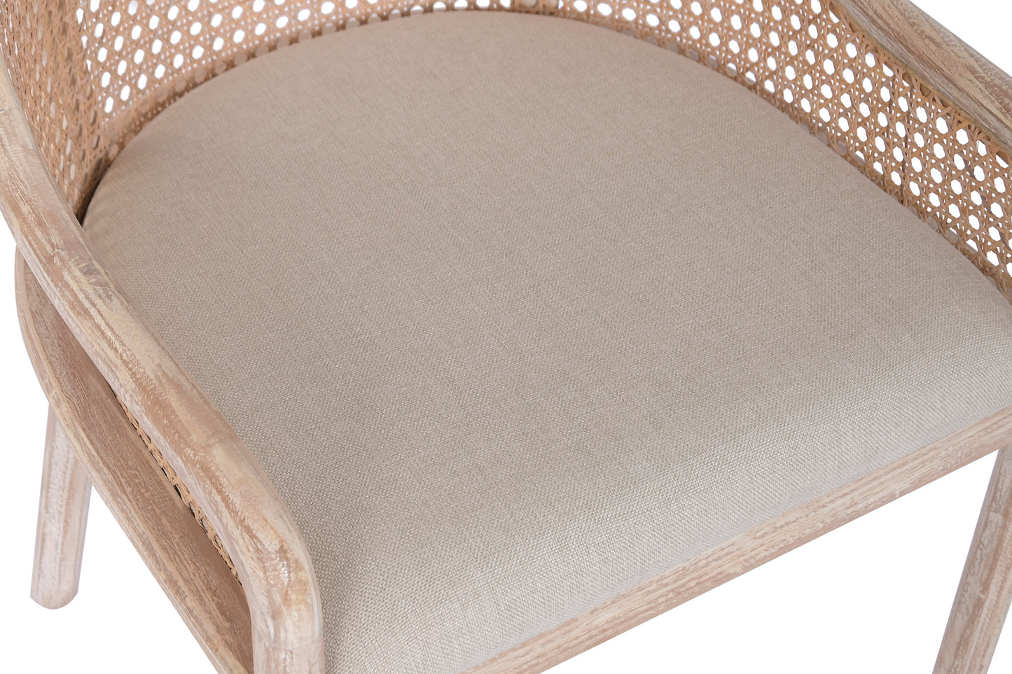 Conjunto Relax Jardín Teca y Ratán Natural 2 Sillas con Cojín + Mesa con Compartimento