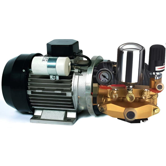 Carretilla sulfatadora eléctrica 100L 40bar 33ltr/min 2 ruedas