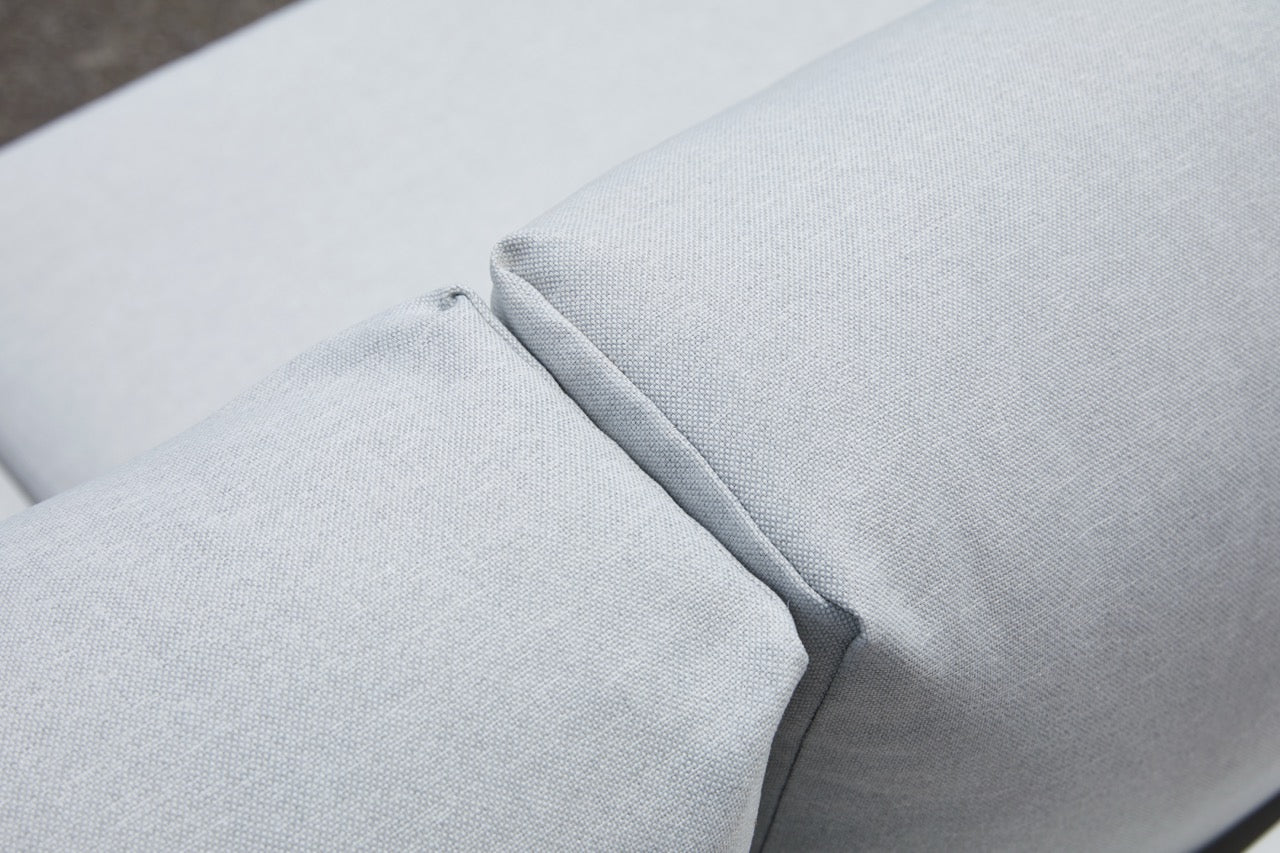 Módulo ampliación Onix aluminio blanco cojinería gris claro