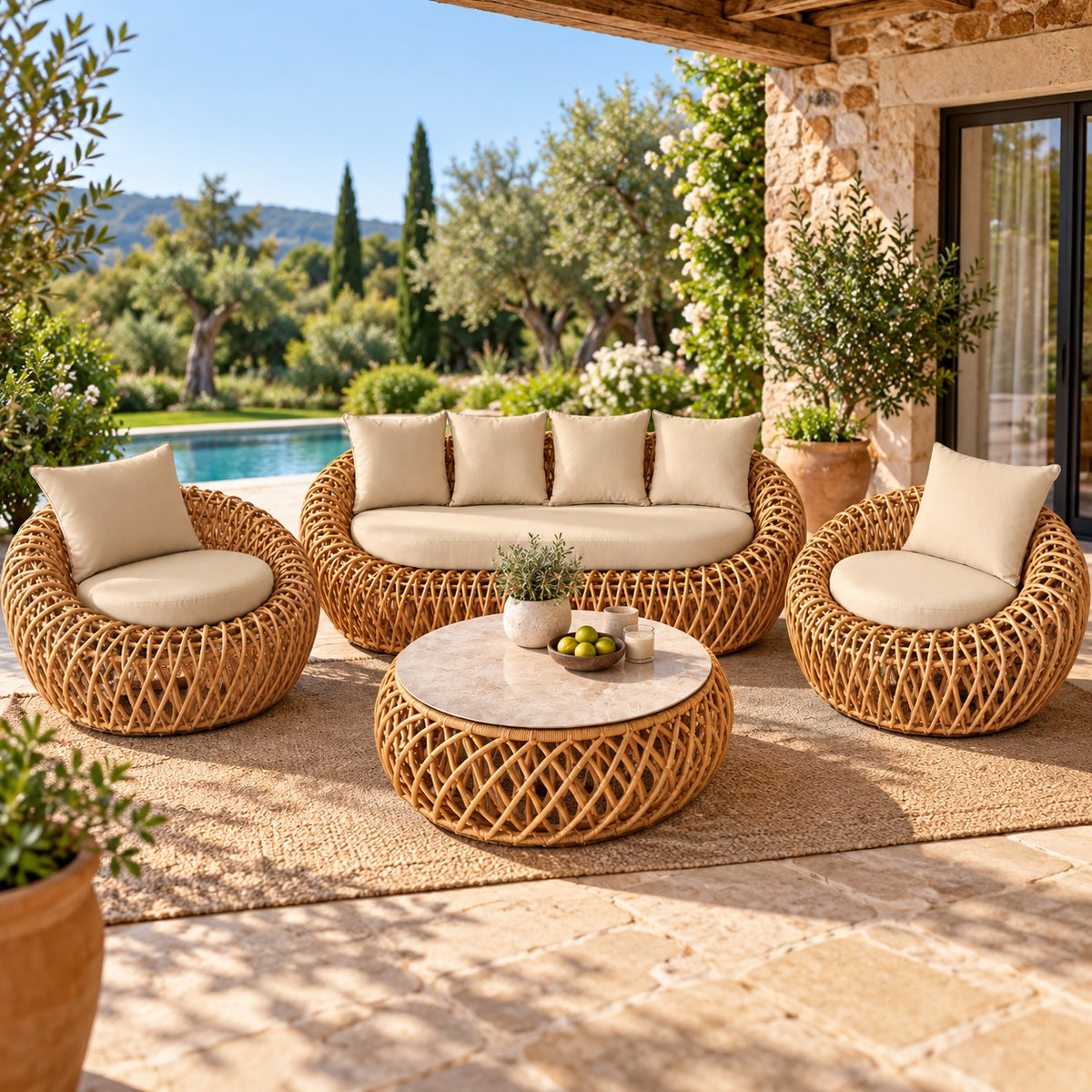 Conjunto de jardín Marbella