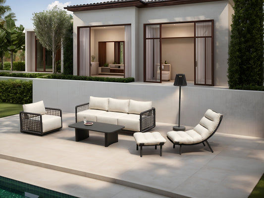 Sofá 1 plaza Santa Ana antracita / beige