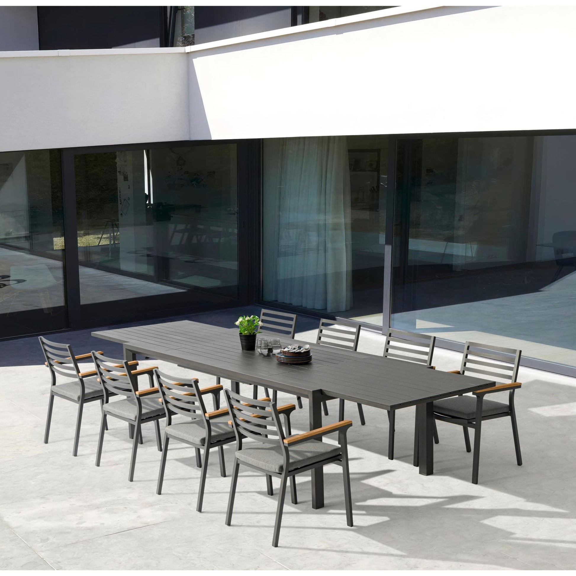 Mesa extensible Noosa 220/340 antracita
