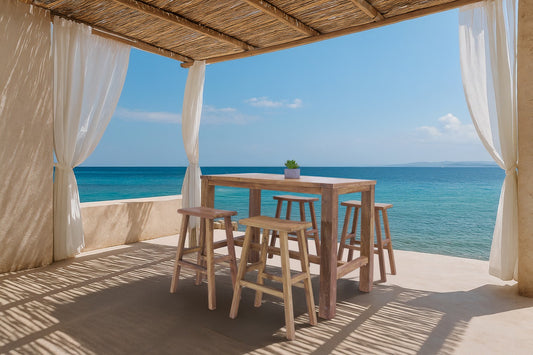 Taburete Pyu teca reciclada