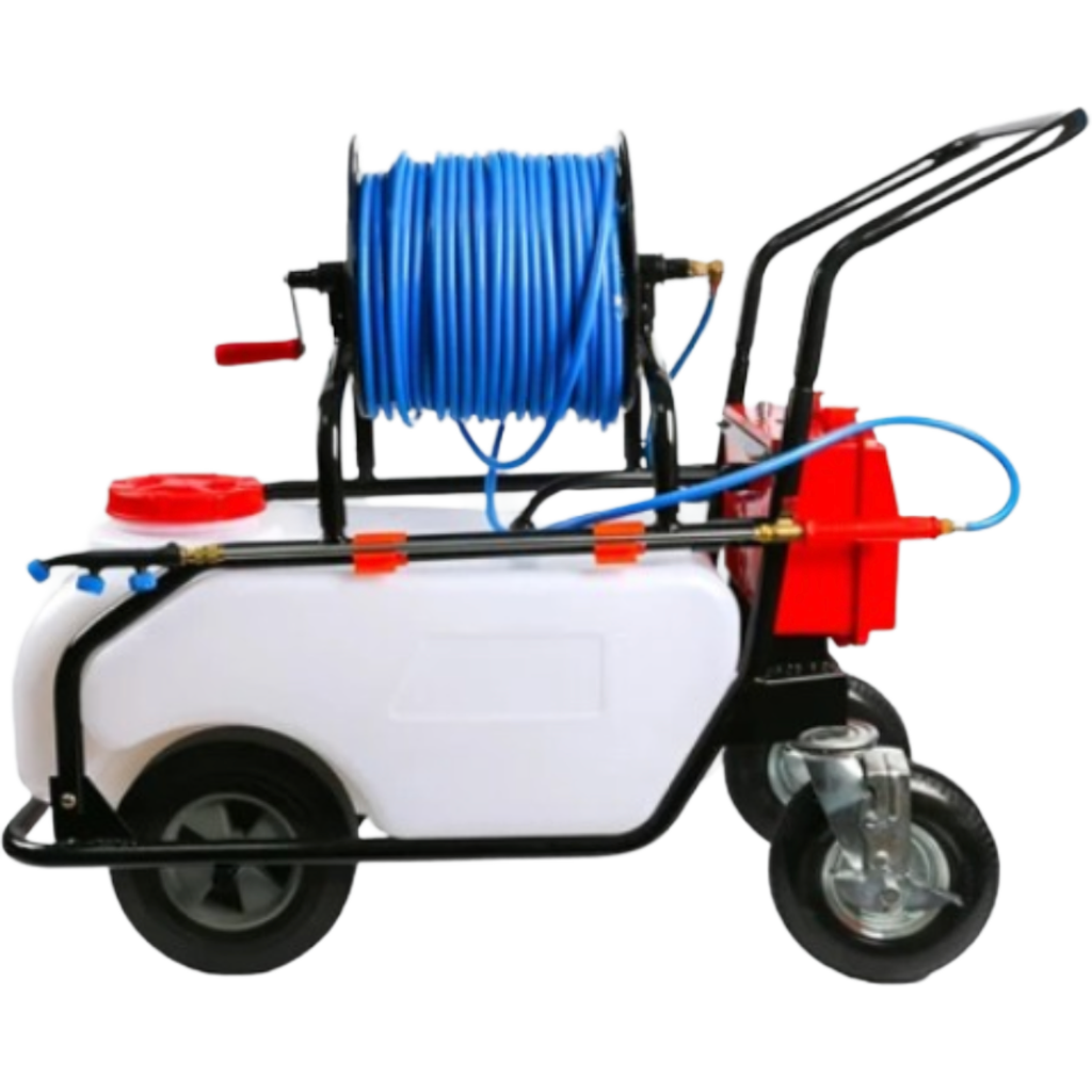 Carretilla sulfatadora 60L Batería Litio NK400 10bar 8ltr/min
